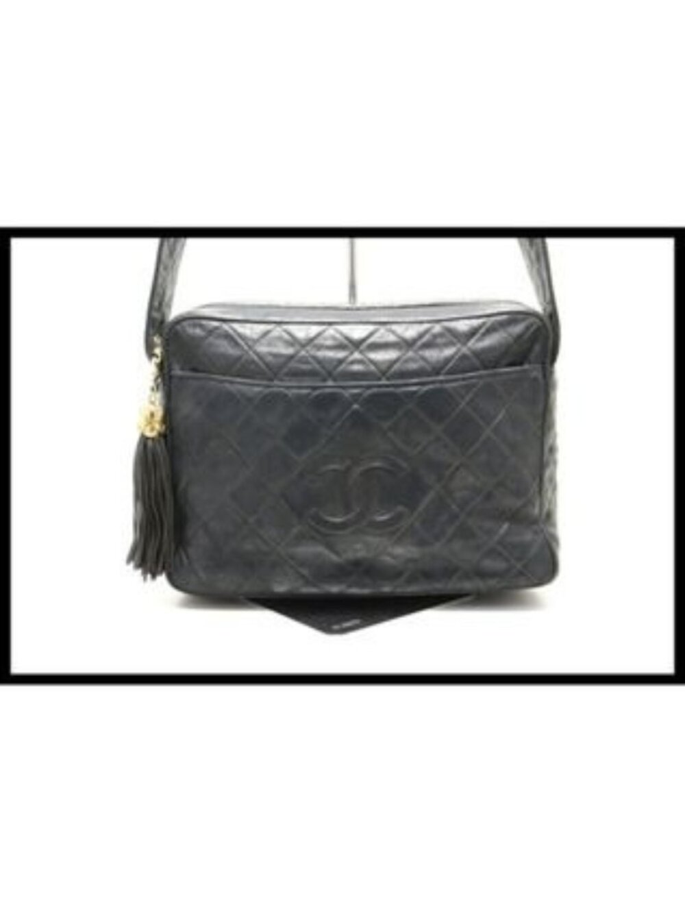 Chanel Quilted GD Metal Fittings Shoulder Bag